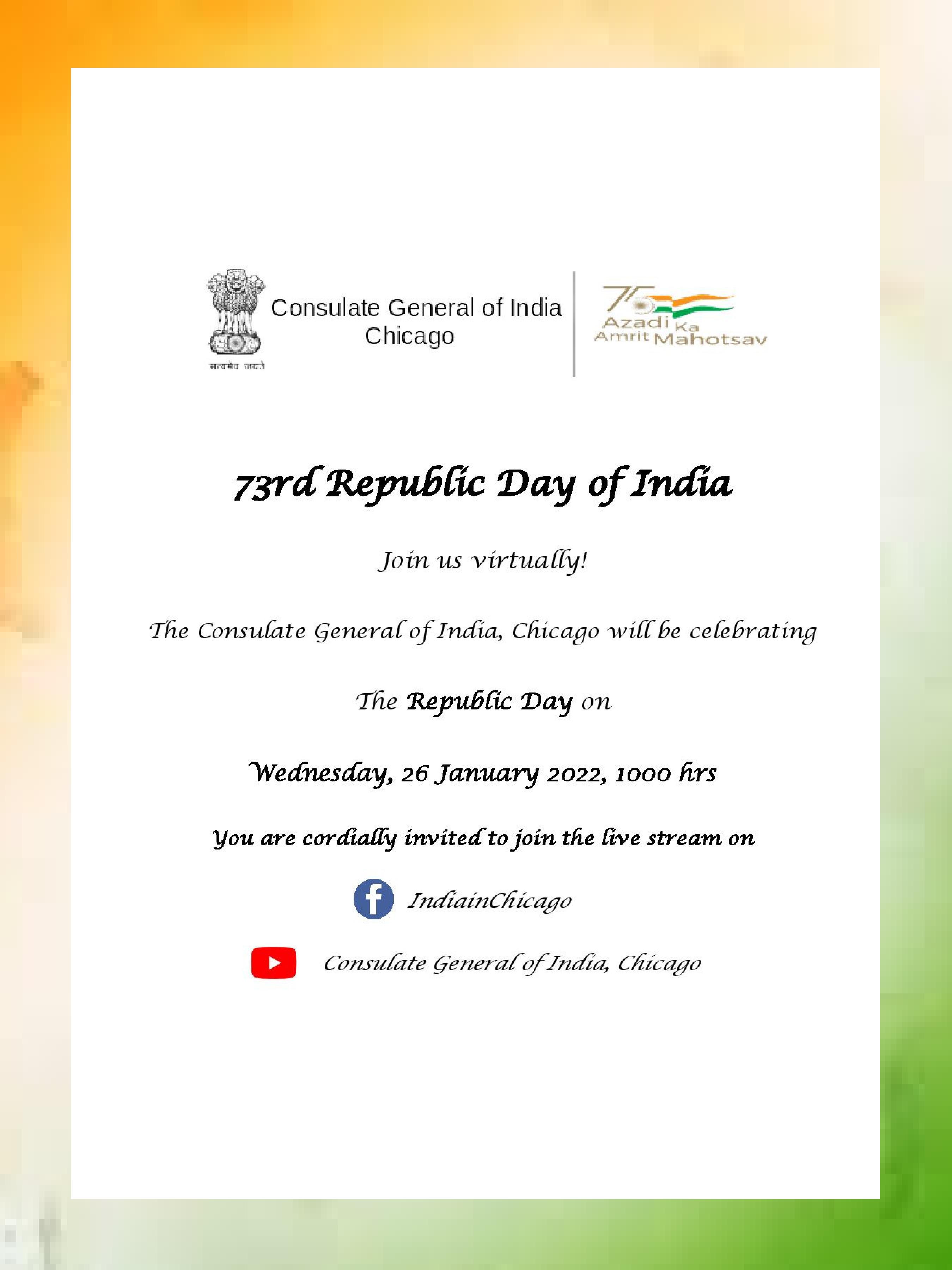 73rd Republic Day of India